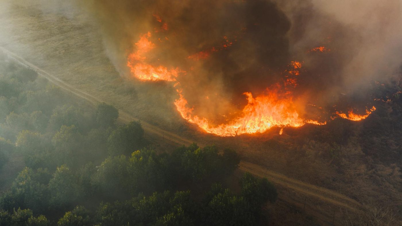 Extreme bosbranden en droogtes mogelijk zelfs bij gematigde opwarming