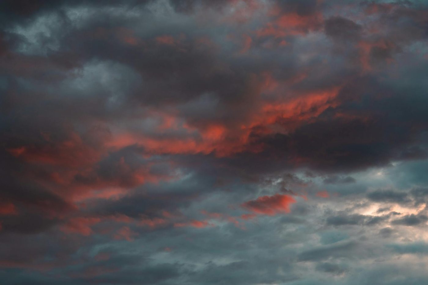 Rode Hemel Boven Australië Door Cycloon Narelle
