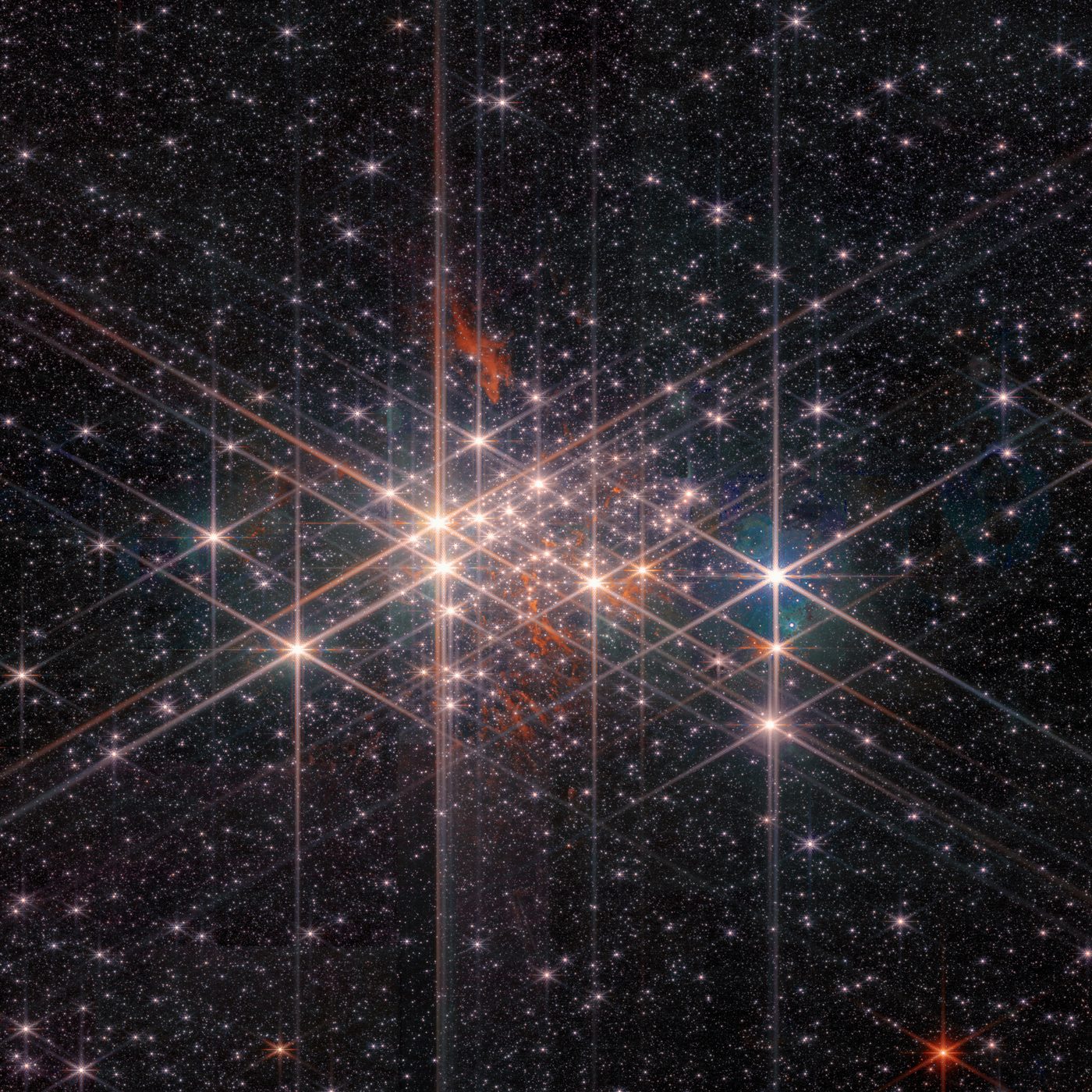 James Webb-telescoop onthult jonge sterren in NGC 7129