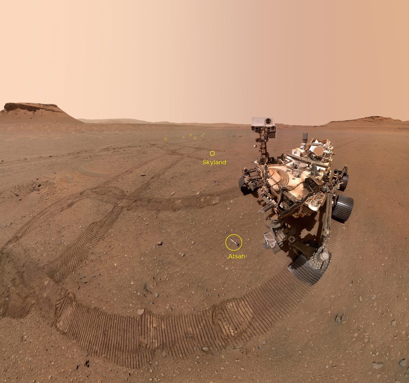 NASA's Perseverance-rover ontdekt robijnachtige edelstenen op Mars