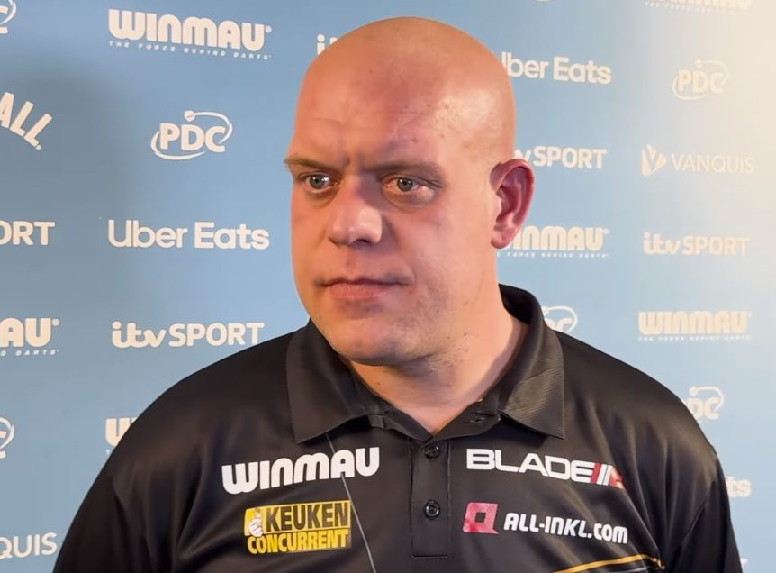 Bittere uitschakeling voor Michael van Gerwen op World Series Finals