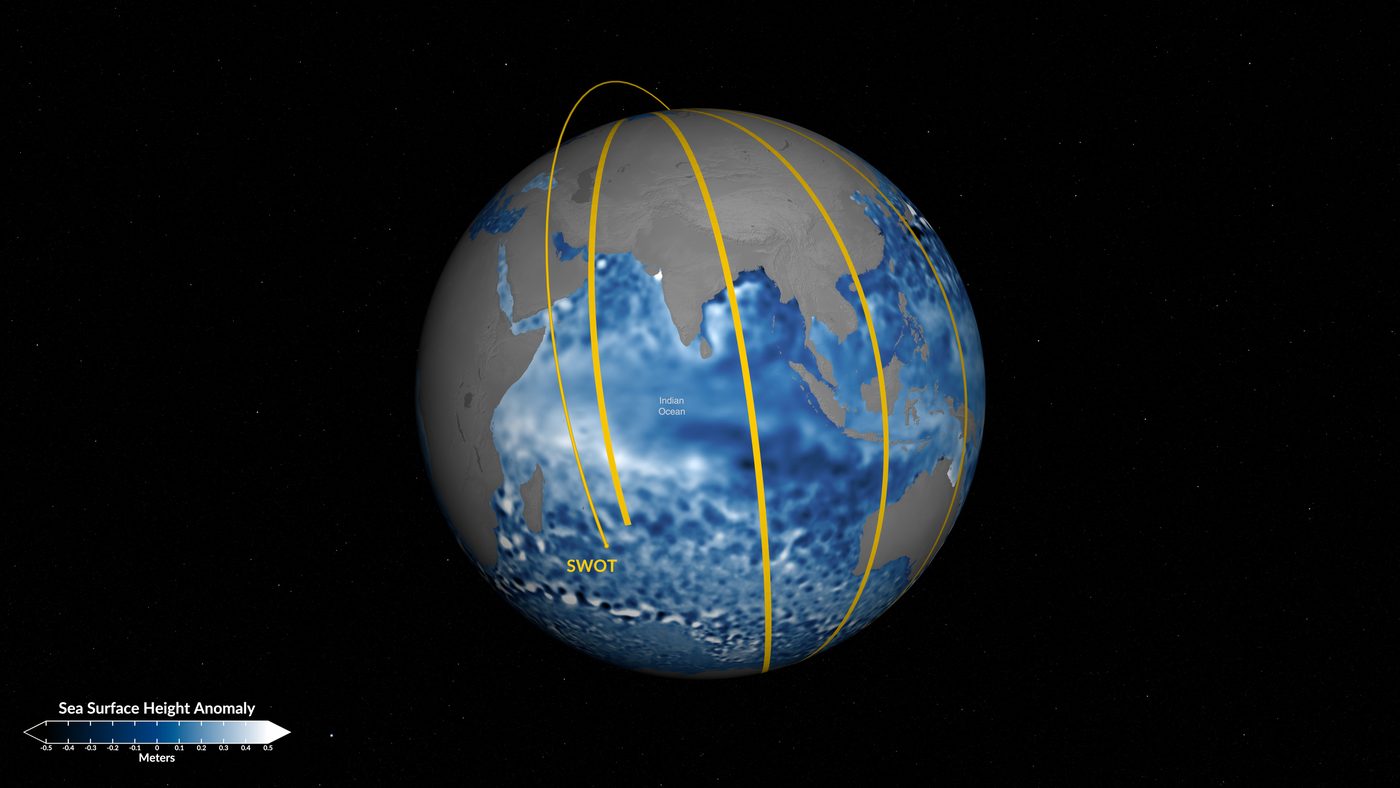 Satelliet legt voor het eerst tsunami in hoge resolutie vast vanuit de ruimte
