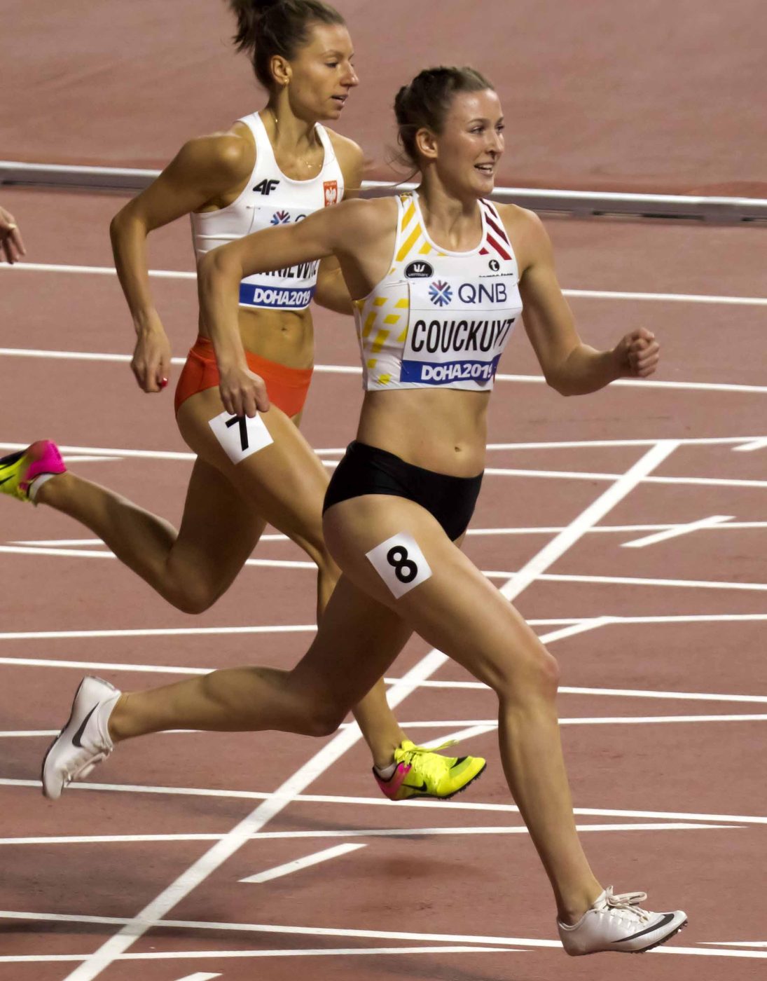 Paulien Couckuyt breekt Belgisch record op 400 meter horden