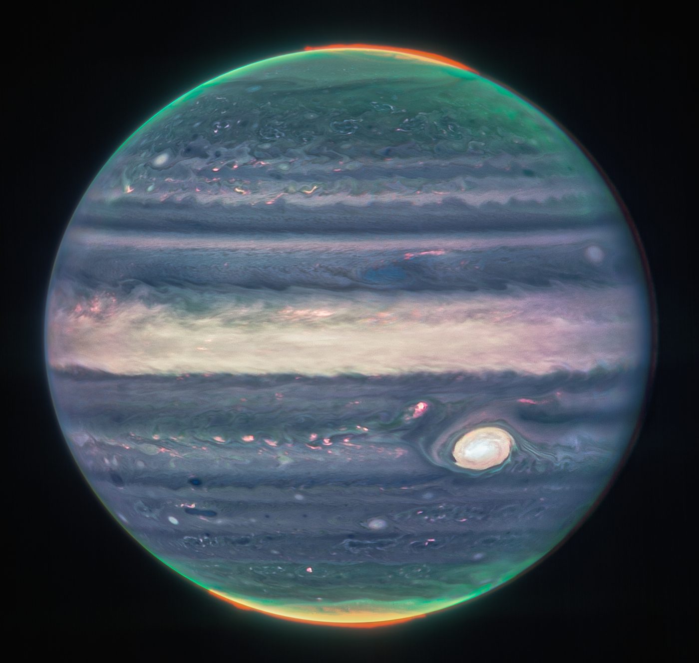 Nieuwe data van Juno-sonde onthullen golvende structuur van magnetische schijf bij Jupiter