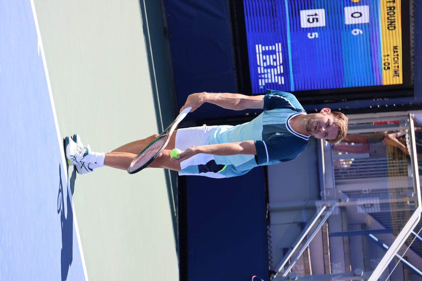 Comeback Goffin duurt geen dag: meteen uit in Saint-Tropez