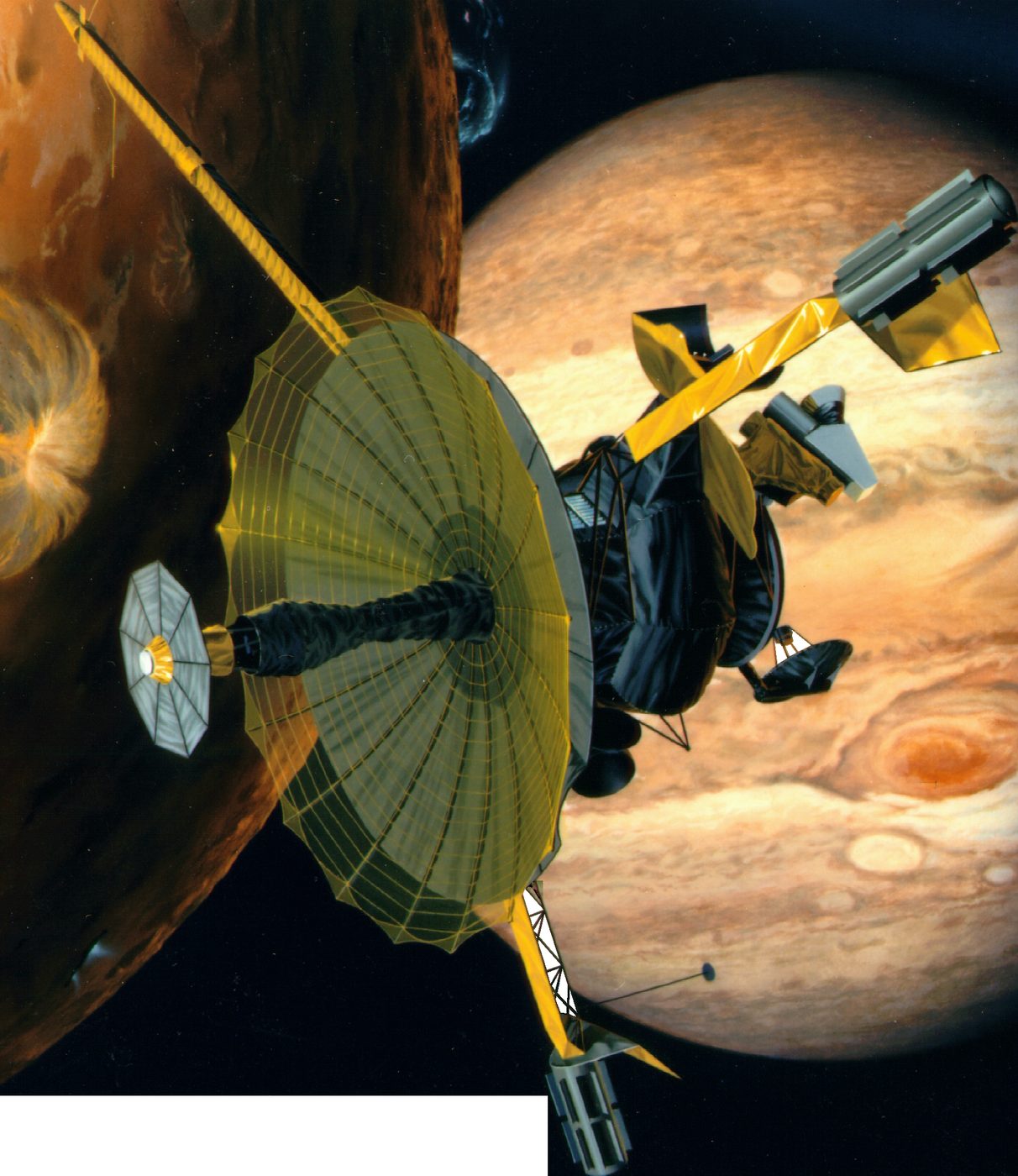 Historische fly-by van Galileo bij asteroïde Gaspra herdenkt